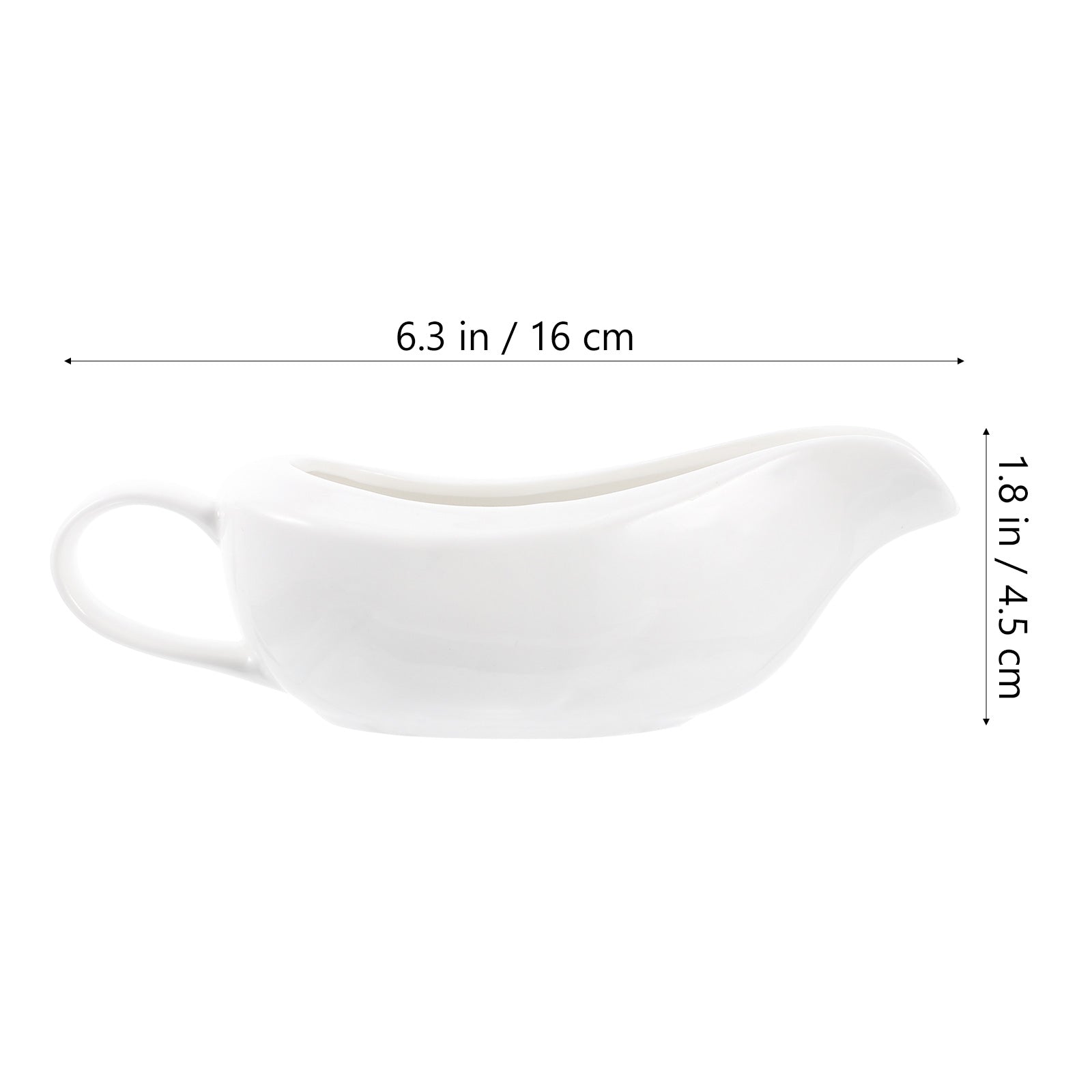 Nuolux Sauce Bowl Gravy Boat Dish Boats Saucier Pourer Dressing Spoon Salad Ceramic Server Pepper Servingwestern