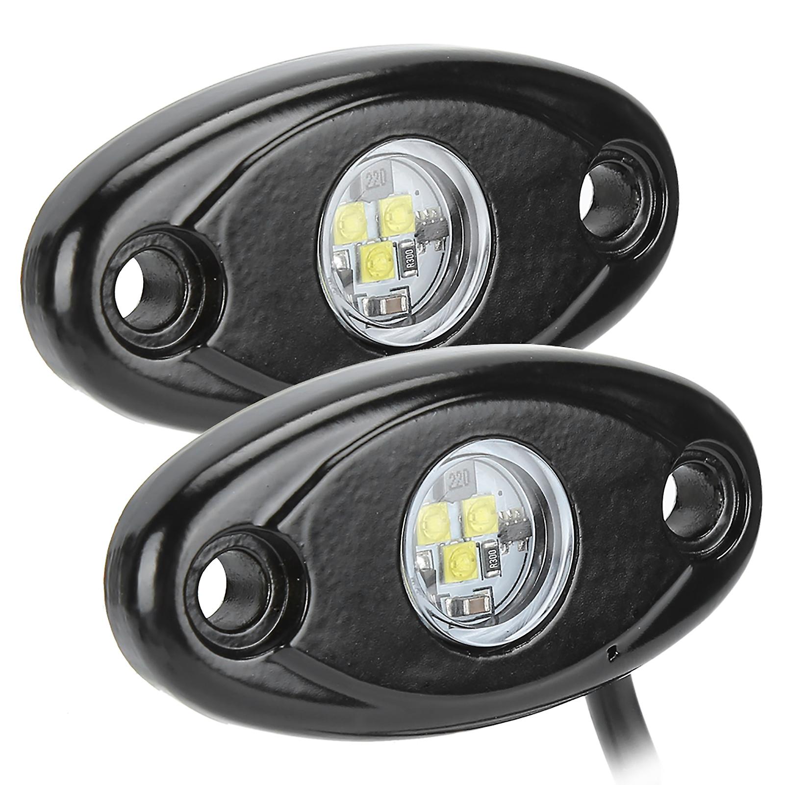 2pcs 9w Led Chassis Light Atmosphere Ambient Lamp Undercar Decoration For Car Truck Boat Yacht