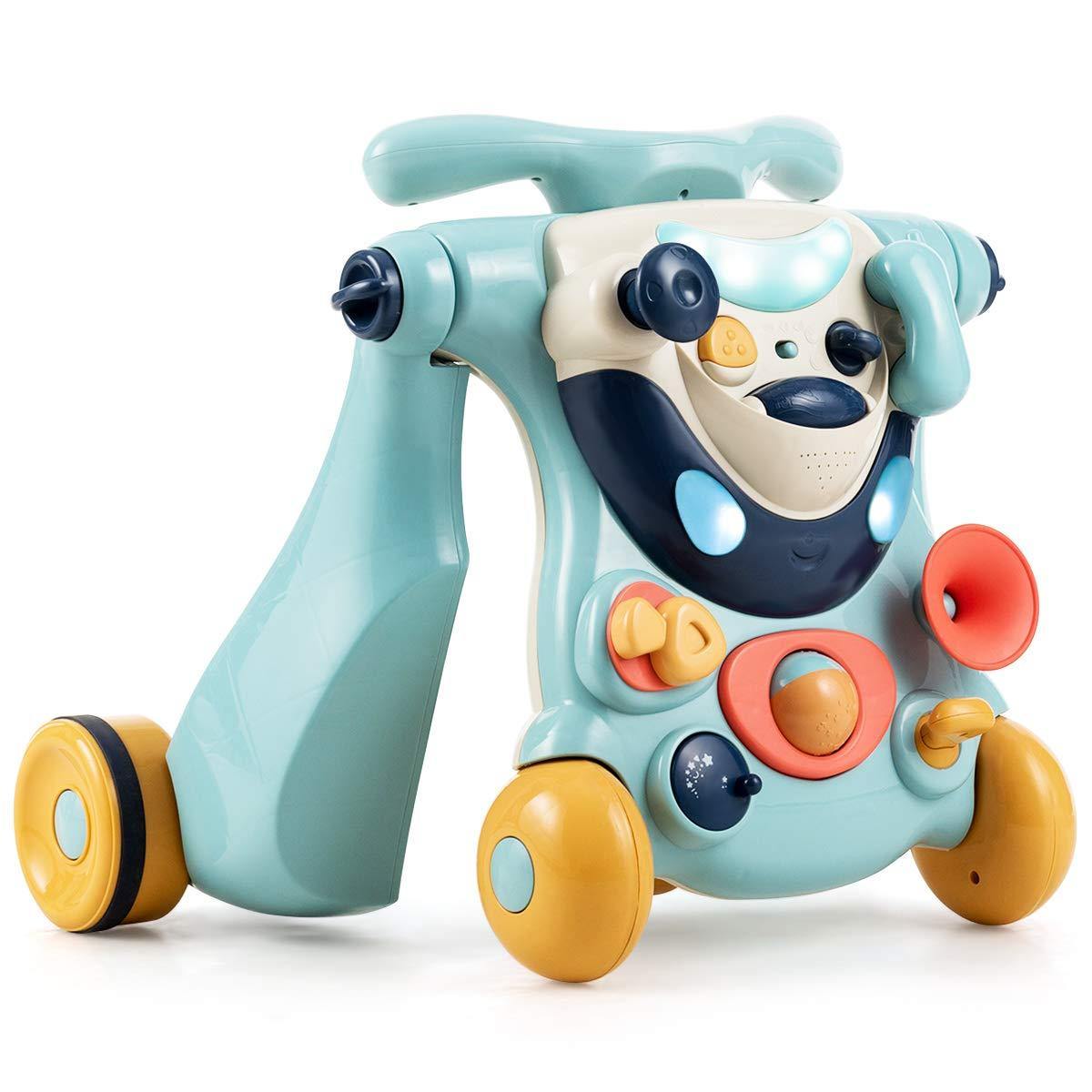 Sit to Stand Walker, 3 in 1 Baby Walker, Ride on Toy Car