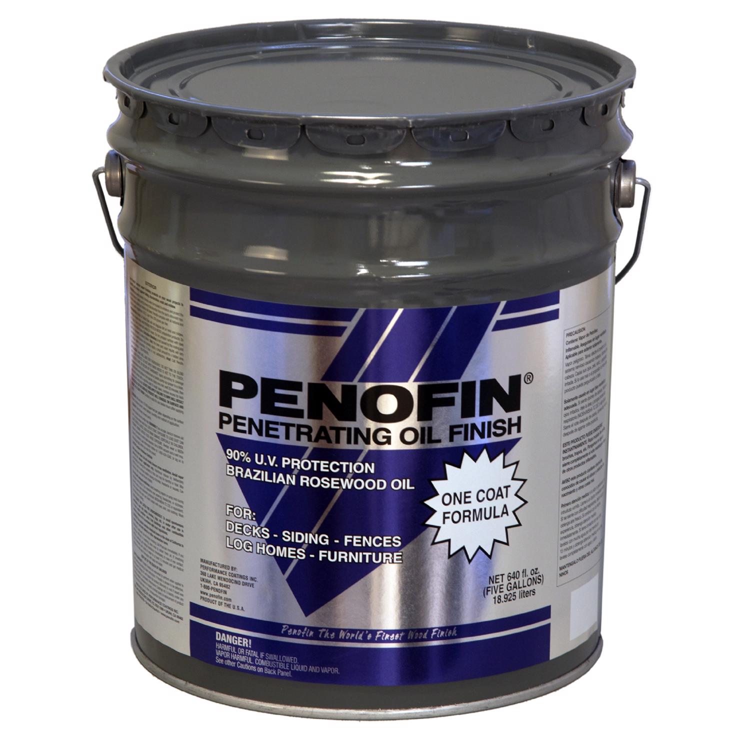 Penofin Semi-Transparent Western Red Cedar Oil-Based Penetrating Wood Stain 5 gal