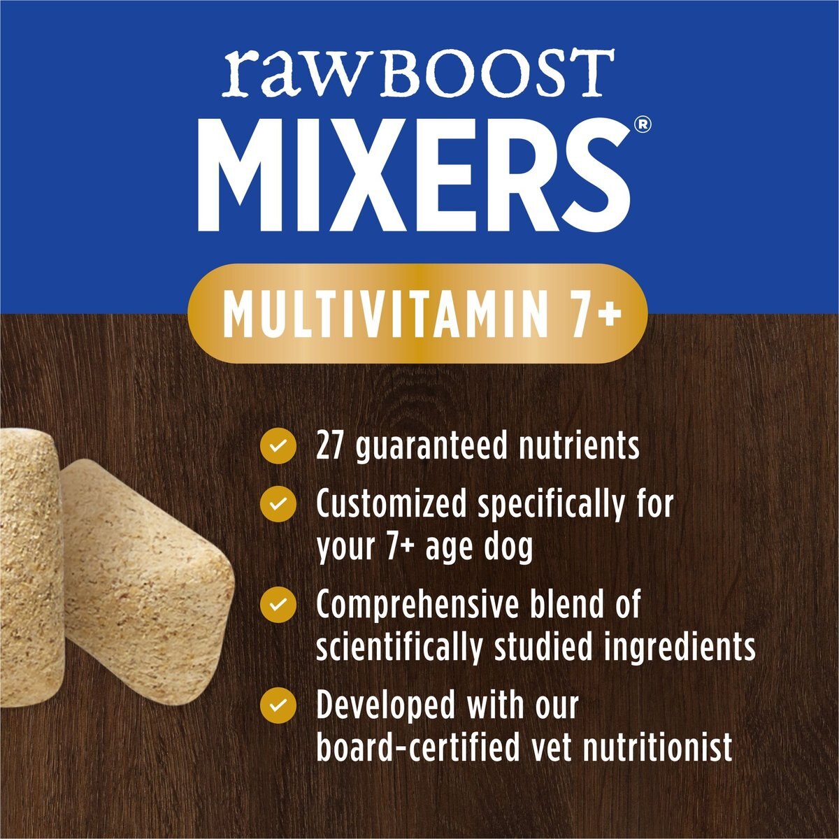 Instinct Boost Mixers Multivitamin Grain-Free Freeze-Dried Raw Adult 7+ Dog Food Topper