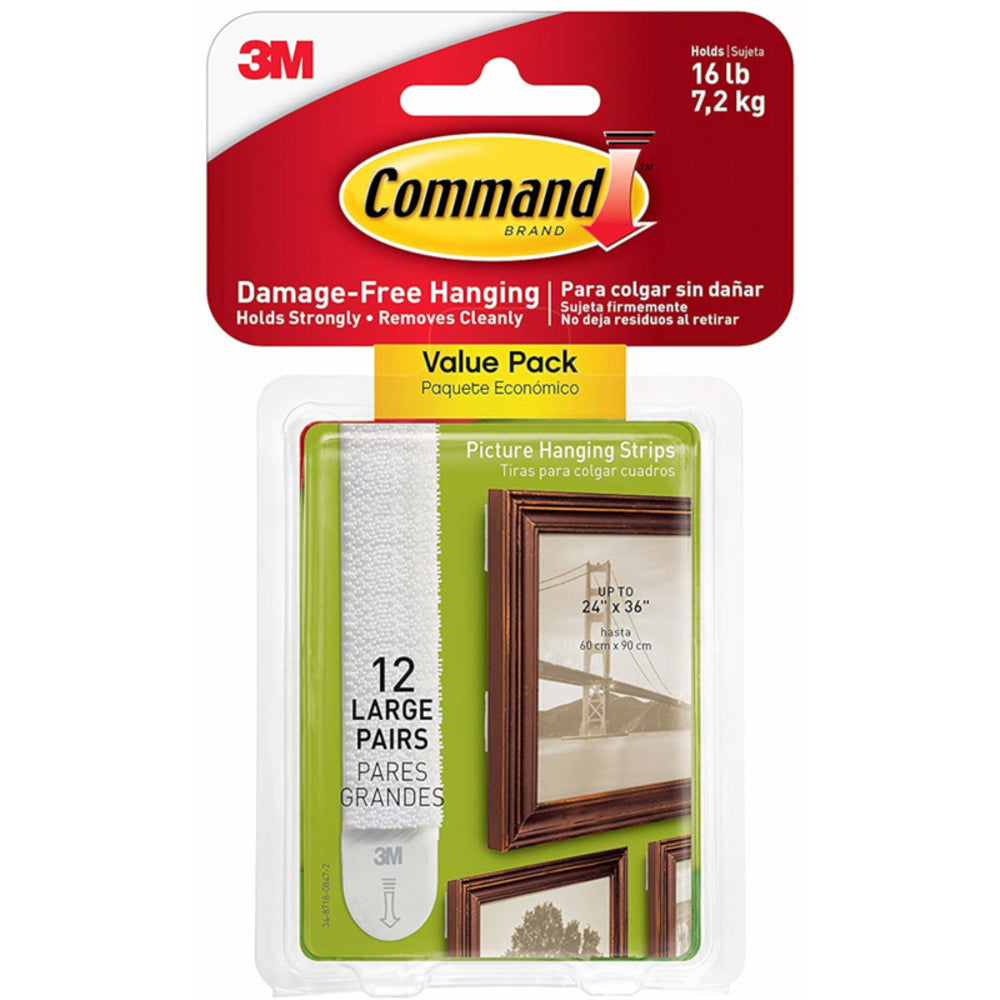 PICTURE HANG STRIPS 12PK