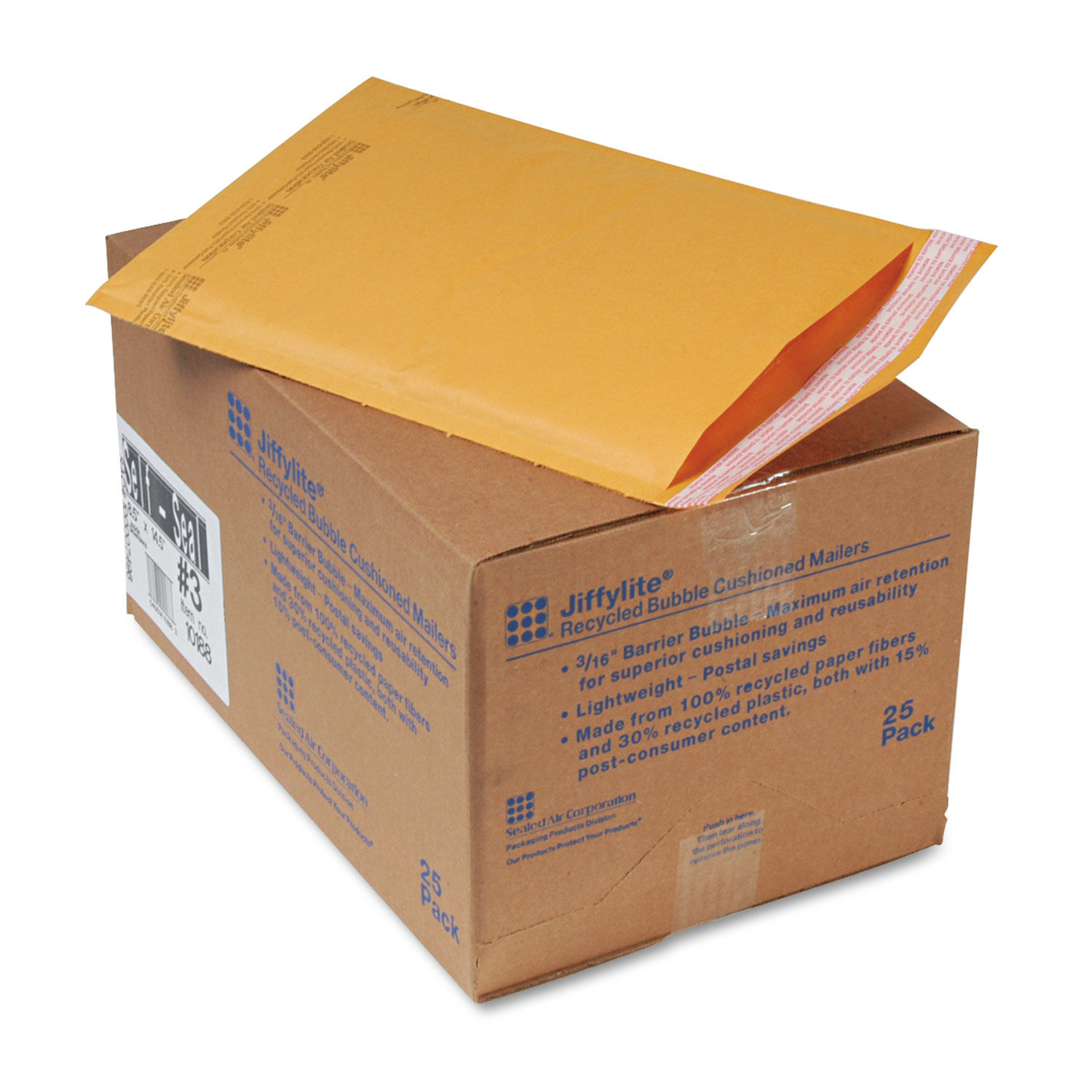 Jiffylite Self-Seal Bubble Mailer by Sealed Air SEL10188