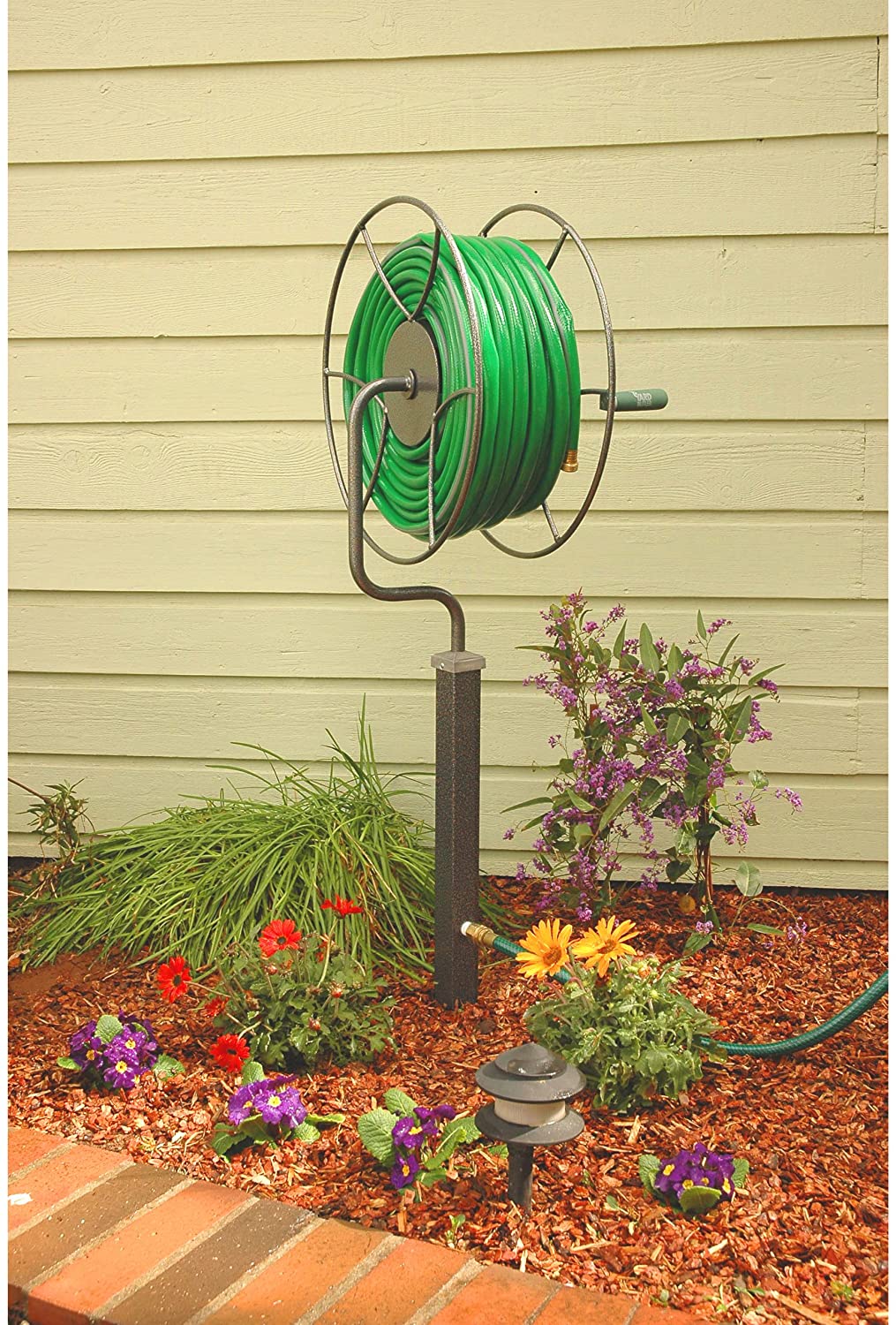 Yard Butler ISR-360 Water Caddy for Yard or Garden Free Standing Swivel Hose Reel