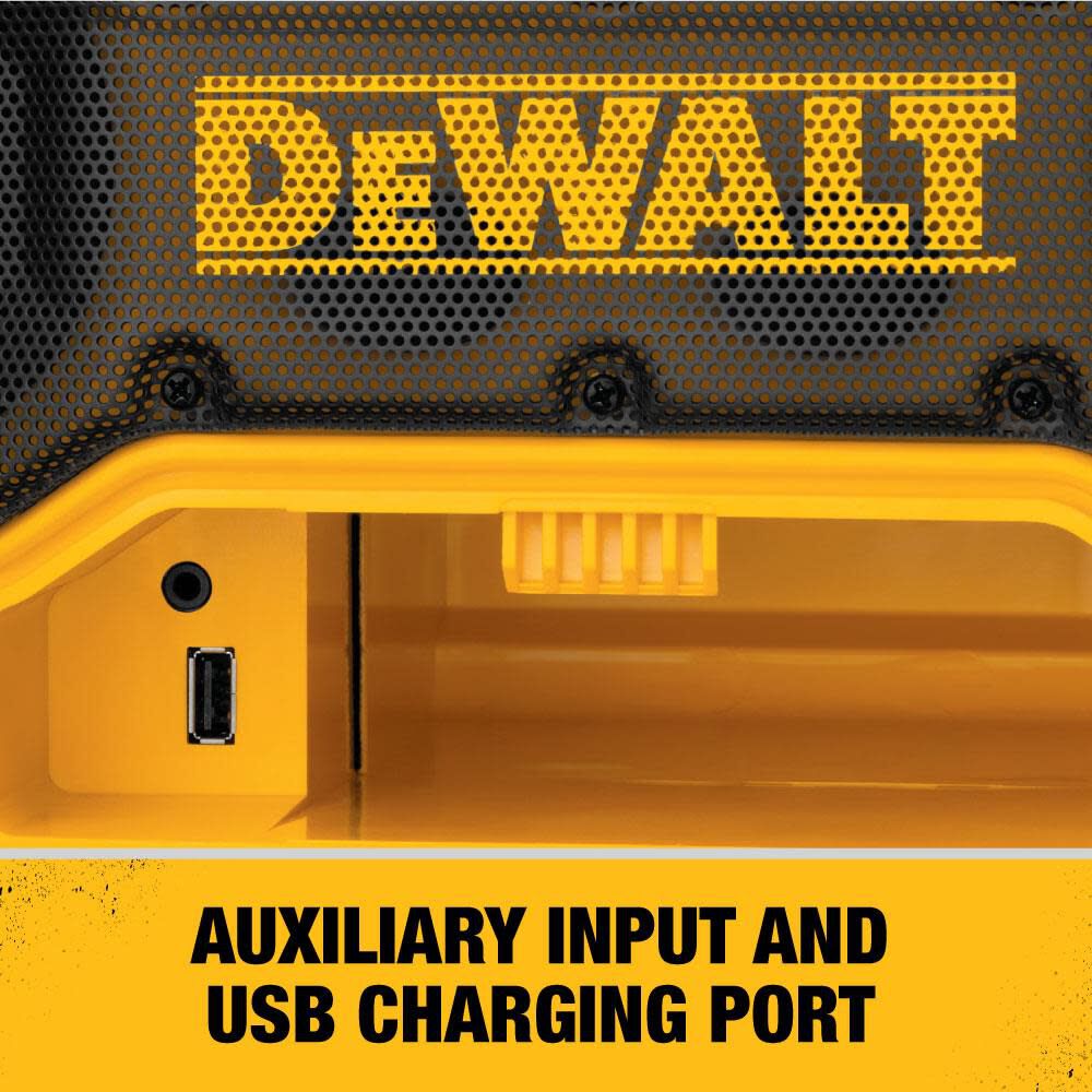 DEWALT 12V/20V/60V BLUETOOTH CHARGER RADIO DCR025 from DEWALT