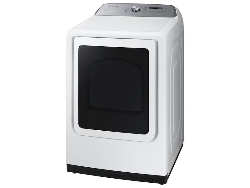 Samsung DVE52A5500W 7.4 Cu. Ft. Smart Electric Dryer With Steam Sanitize+ In White