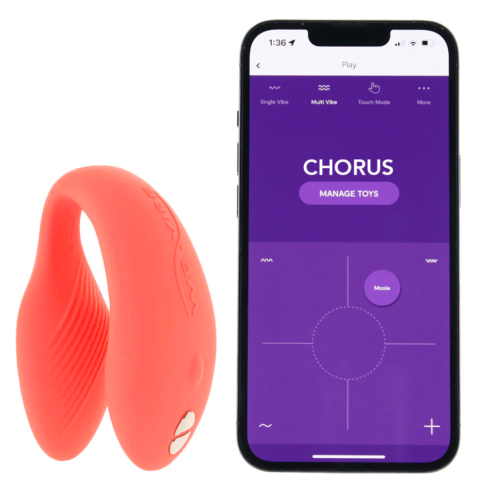 We-Vibe Chorus Couples Vibrator in Crave Coral