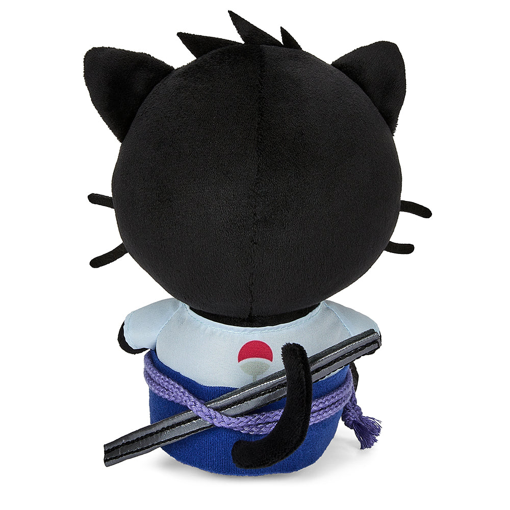 Naruto® x Hello Kitty® and Friends Phunny Plush - Chococat™ as Sasuke (PRE-ORDER)