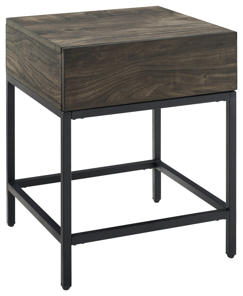 Jacobsen End Table   Industrial   Side Tables And End Tables   by Crosley  Houzz