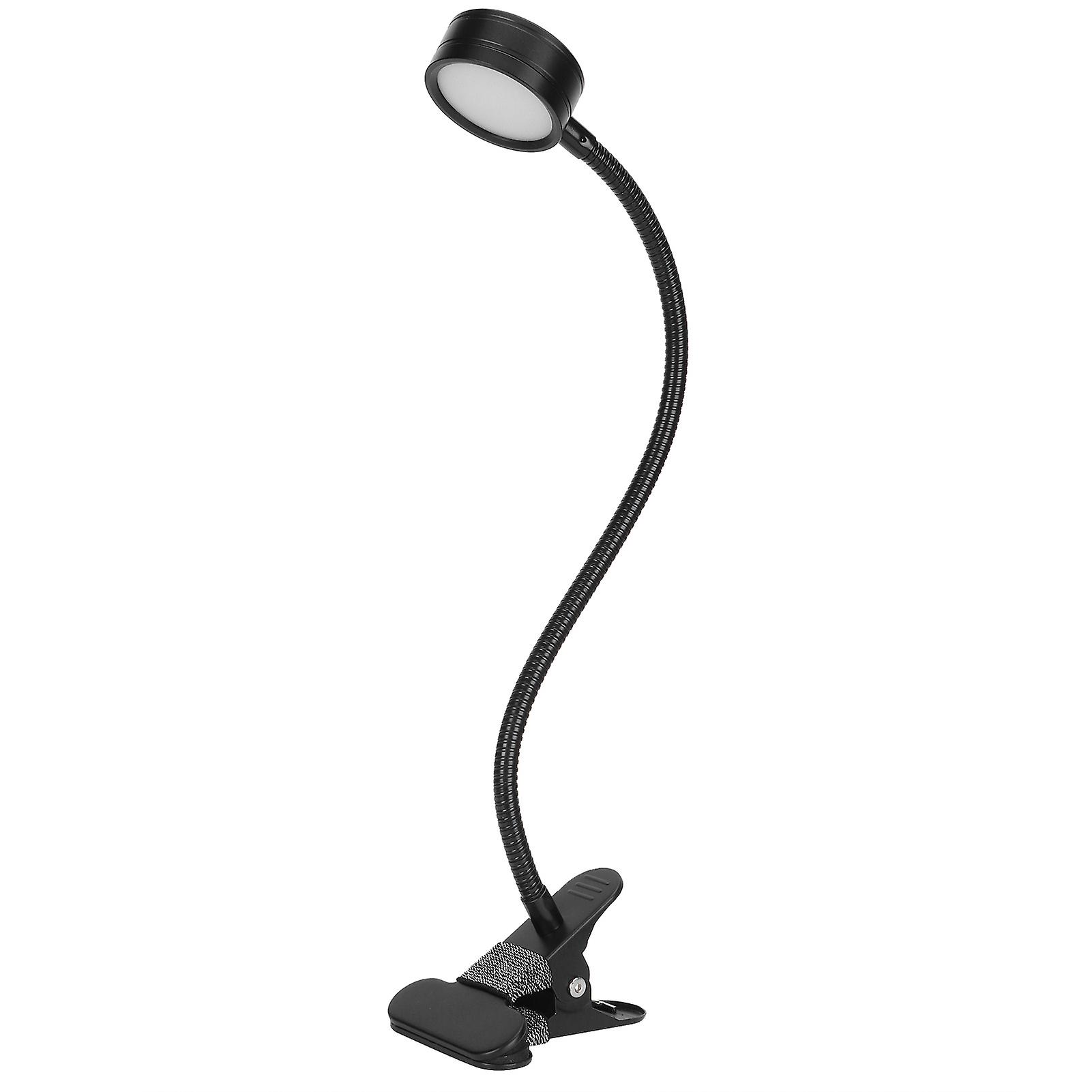 USB Desk Lamp 360° Angle Adjustable Clip On Gooseneck Reading Light for Office Bedroom