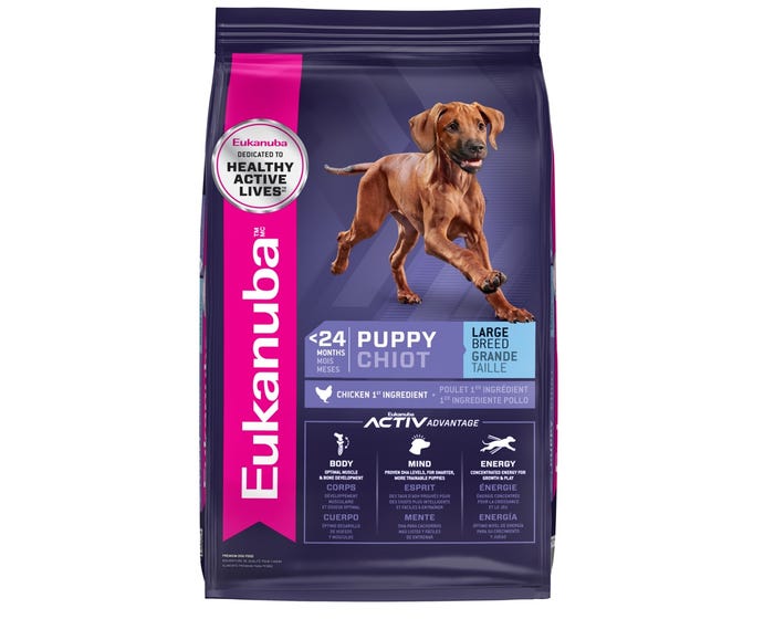 Eukanuba Puppy Large Breed Dry Dog Food， 16 lb. Bag