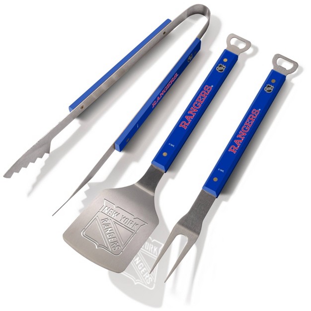 Nhl New York Rangers Spirit Series Bbq Set 3pc