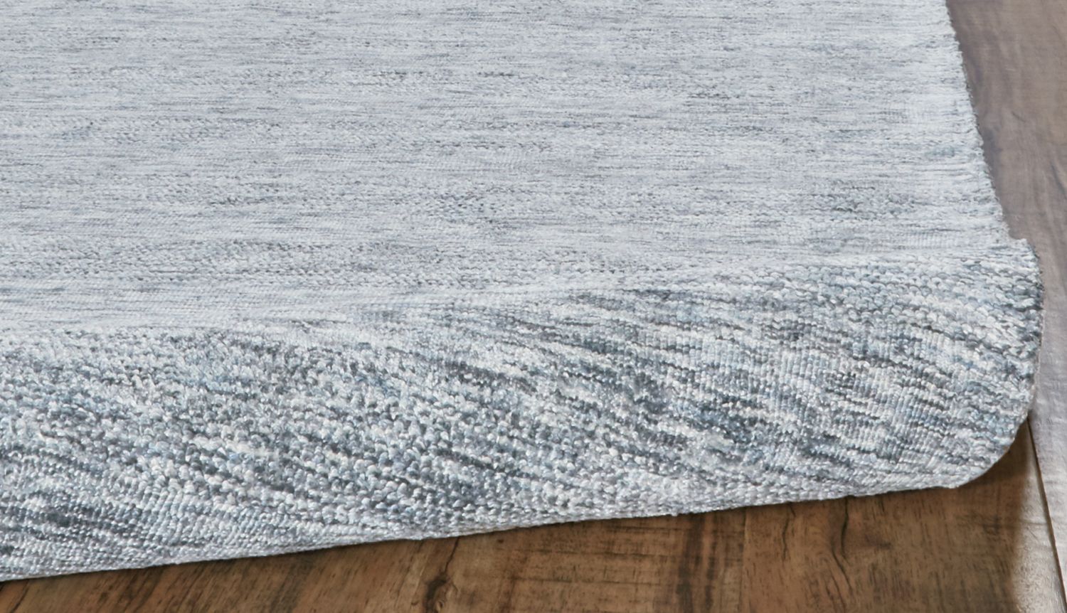 Pearl Hand Woven Blue and Gray Rug by BD Fine