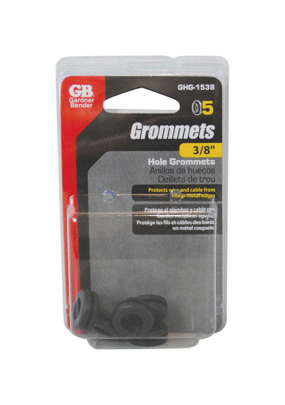 GROMMET VNYL BLK 3/8