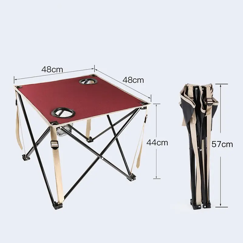 Wholesale Outdoor Camping Picnic Folding Portable Storage Table Chairs Three Pieces Set