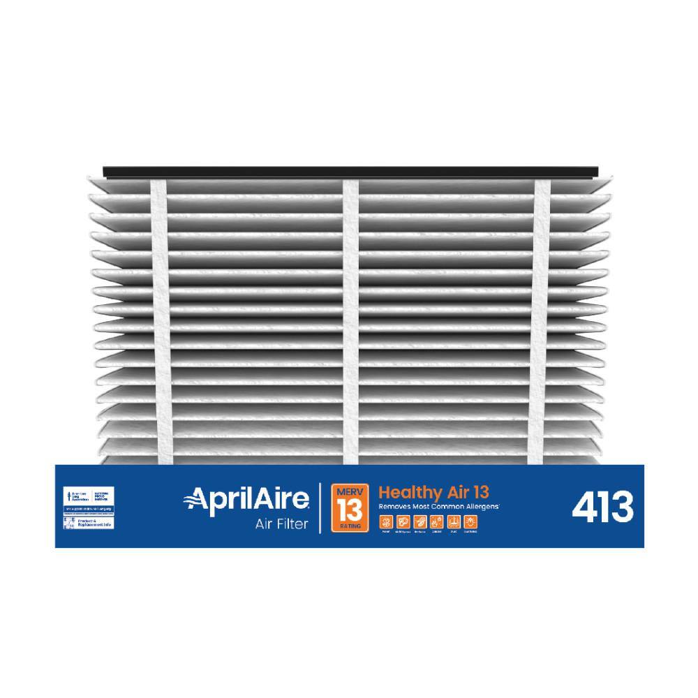 AprilAire 16 in. x 25 in. x 4 in. 413 Air Cleaner Filter MERV 13 for Whole-House Air Purifier Models 1410 1610 2410 2416 4400 413