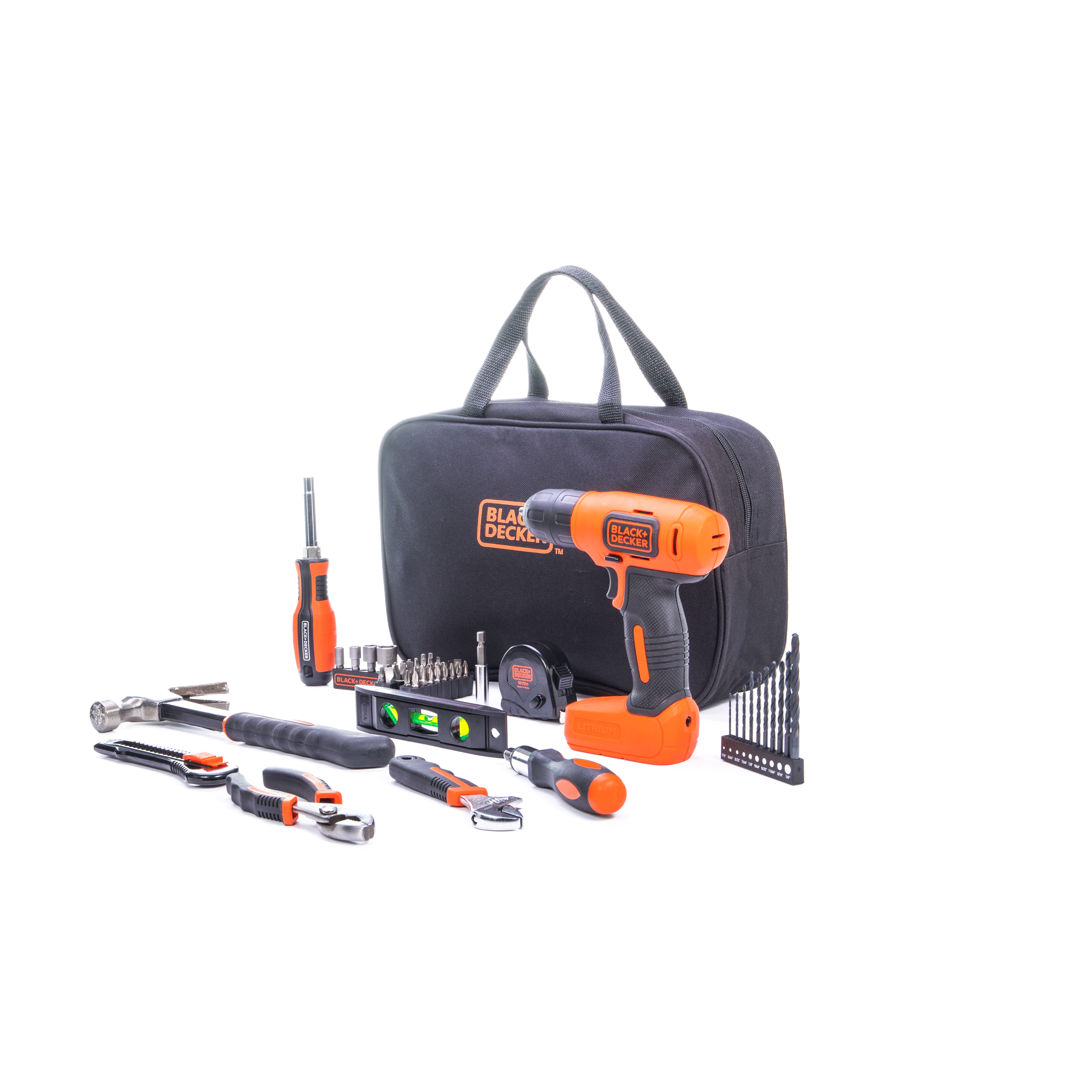 8V MAX* Drill & Home Tool Kit, 57 Piece