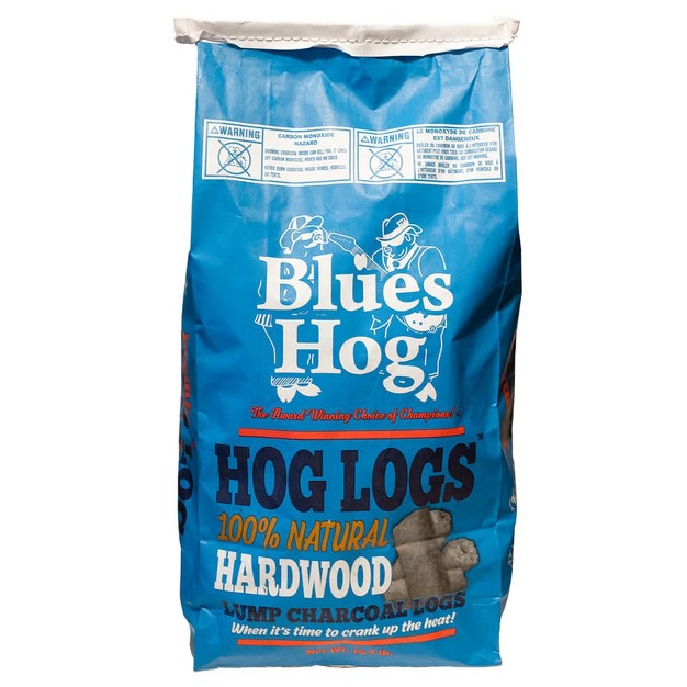 Blues Hog Hog Logs All Natural Hardwood Lump Charcoal 15 4 Lb