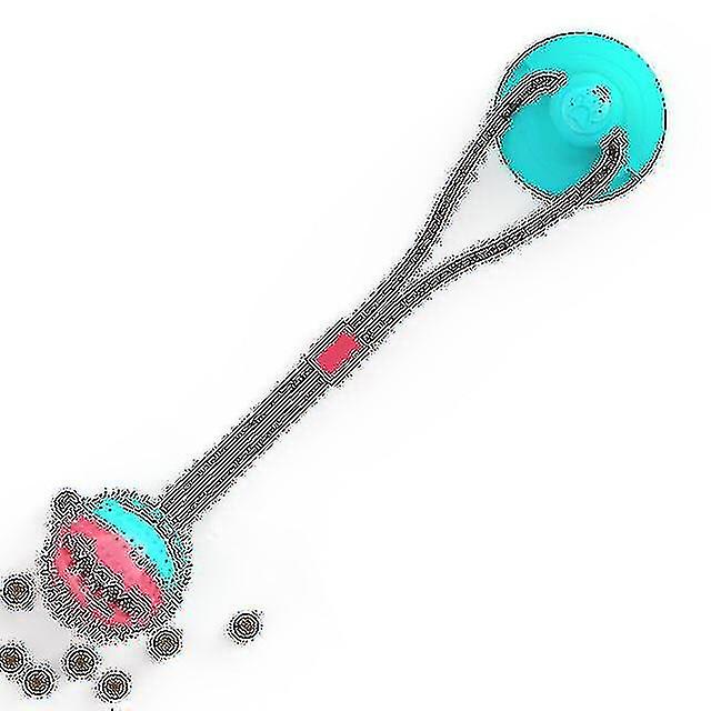 Dog Rope Ball Pull Toy With Suction Cup Chew Tug Toys Sucker Ball Can Leakage Food Dog Toothbrush Te