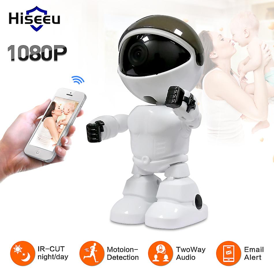 1080p Home Security Wireless Camera Robot Intelligent Motion Detection Auto tracking Baby Monitor Two way Audio Surveillance Camera