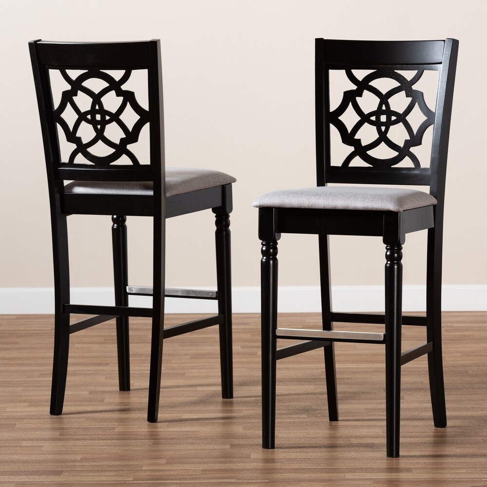 Alexandra Modern and Contemporary 2 Piece Bar Stool Set