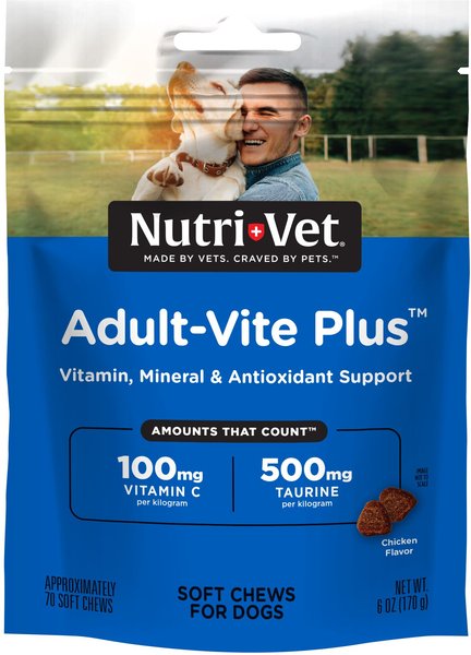 Nutri-Vet Adult-Vite Soft Chews Multivitamin for Dogs