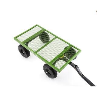 GORILLA CARTS 4 cu. ft. Metal Garden Utility Cart GCG-2140