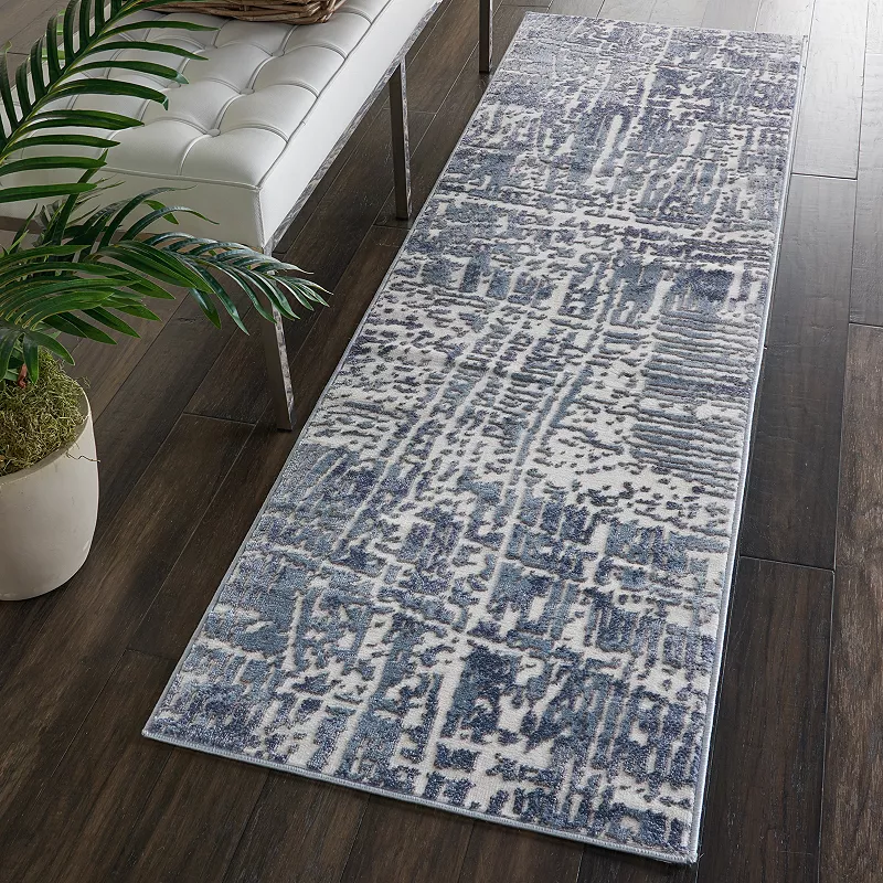 Nourison Urban Decor Slate Rustic Rug