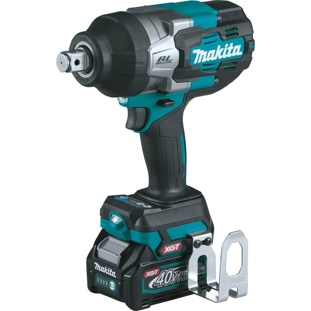 Makita 40V Max XGT Brushless Cordless 4-Speed High-Torque 3/4 in. Impact Wrench Kit w/Friction Ring Anvil 2.5Ah GWT01D