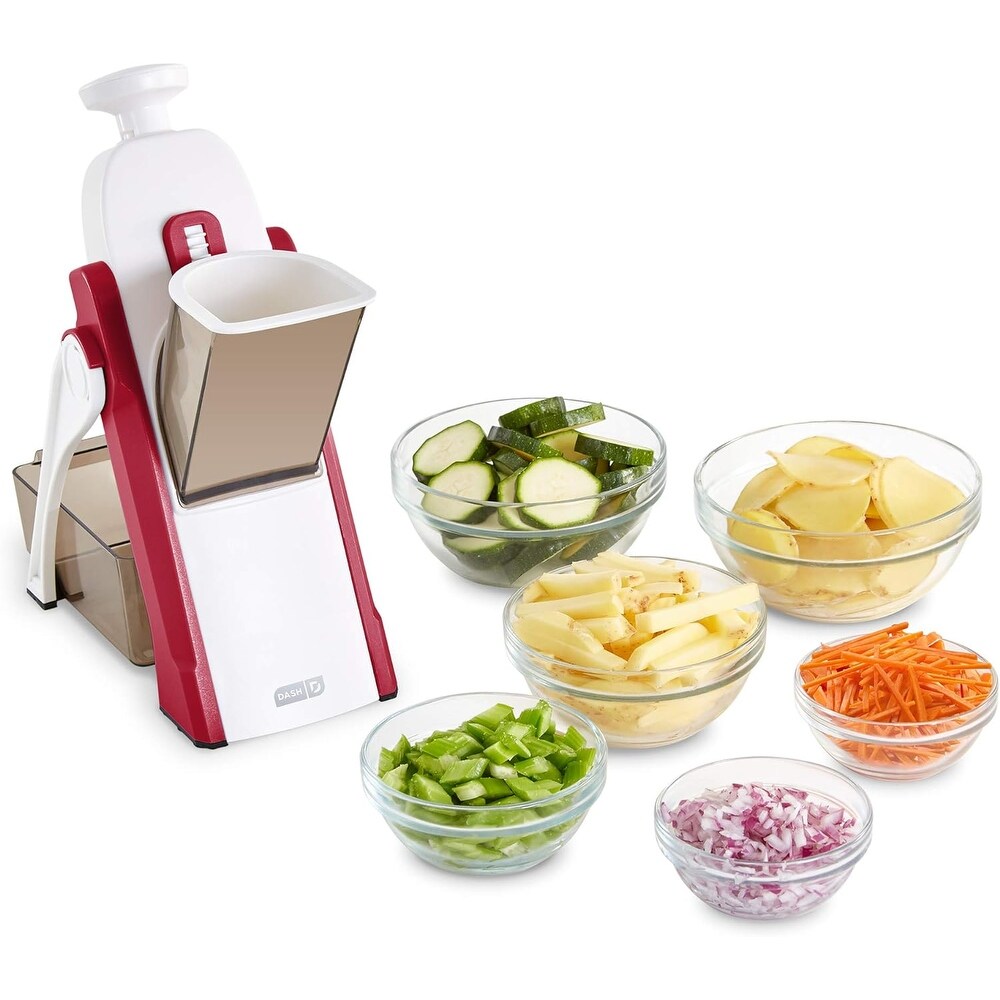 Dash Safe Slicer  Dicer for Vegetables with Thickness Adjuster