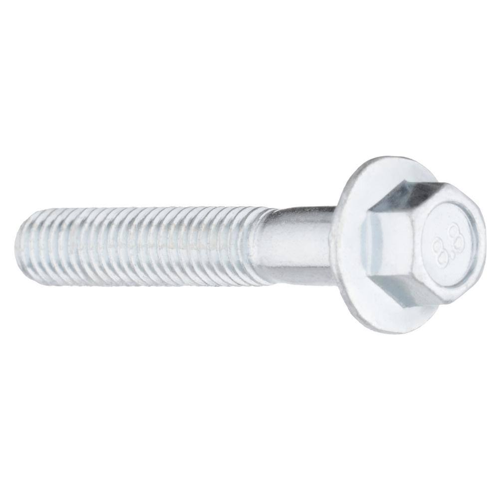 Everbilt M6-1.0 x 35 mm Zinc-Plated Steel Flange Bolt (2 per Bag) 802578