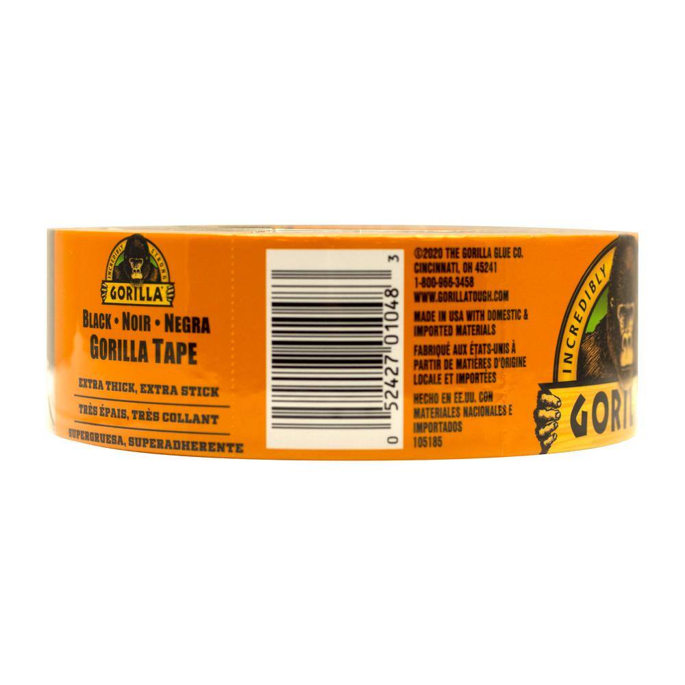 Gorilla 30 yd Black Duct Tape 106718