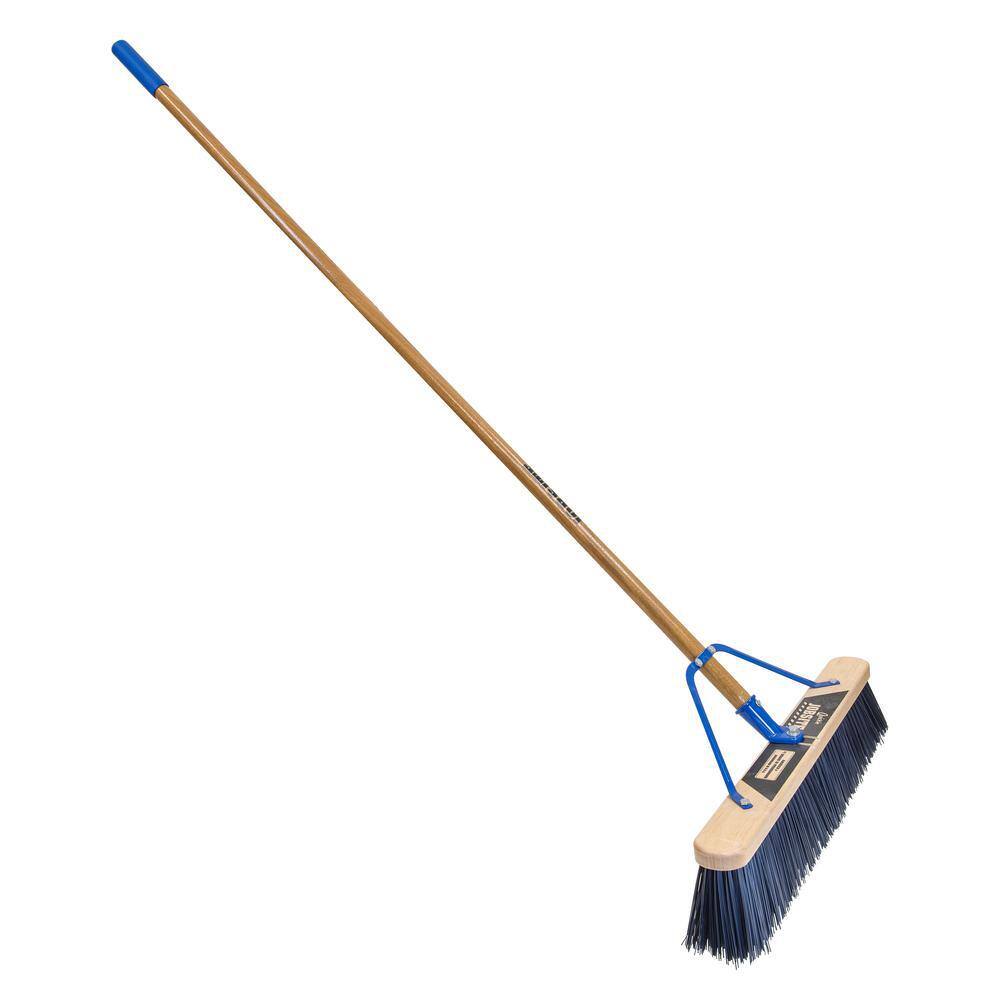 Quickie Job Site 24 in. Rough Surface Push Broom 869JSHDSU