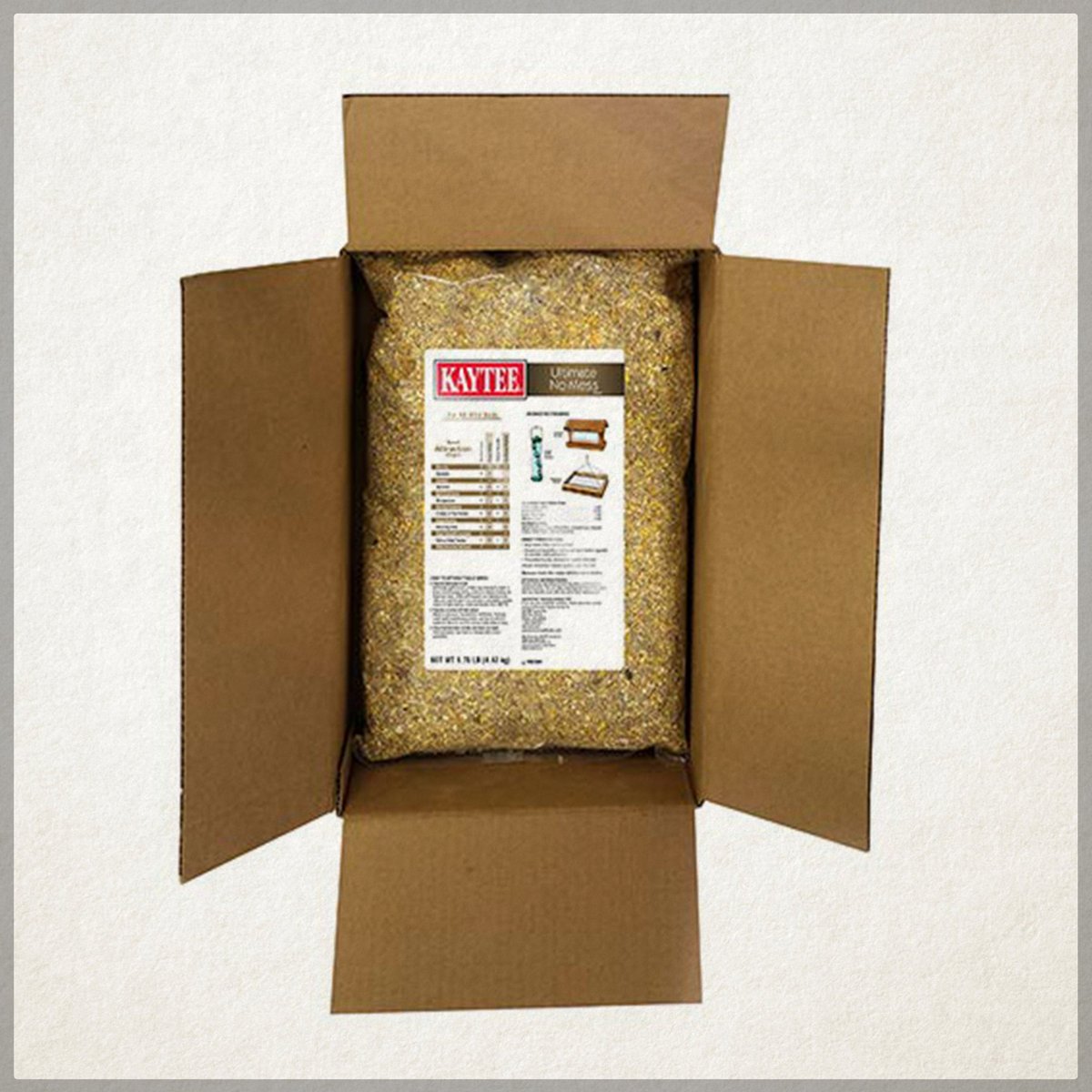 Kaytee Ultimate No Mess Blend Wild Bird Food， 9.75-lb bag