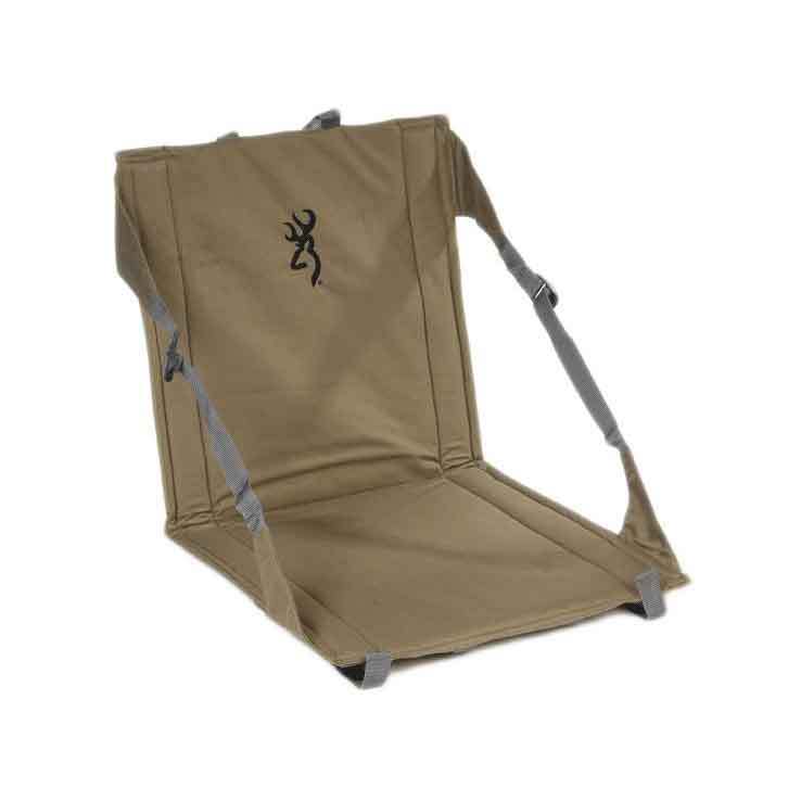 Browning Weekender Foam Stadium and Canoe Chair  Buckmark Black  Buckmark Black