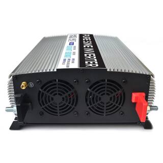 GoWISE USA 3000-Watt Continuous6000-Watt Peak Pure Sine Wave Inverter with AC Hardwire Terminal Block PS1006