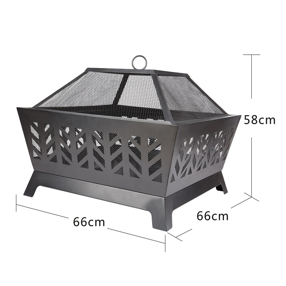 Modern Iron Fire Pit Outdoor