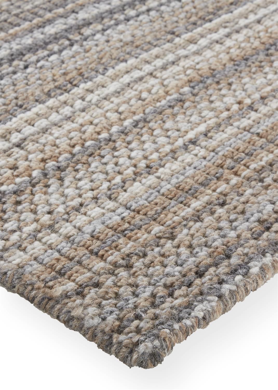 Foxwood Hand Woven Brown and Gray Rug by BD Fine