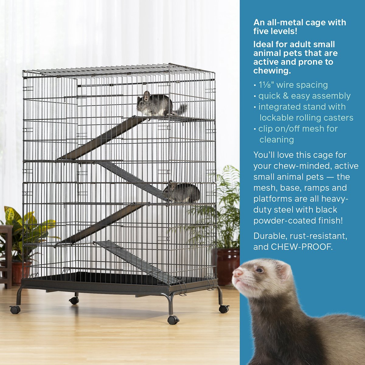 Prevue Pet Products Jumbo Steel Ferret Cage