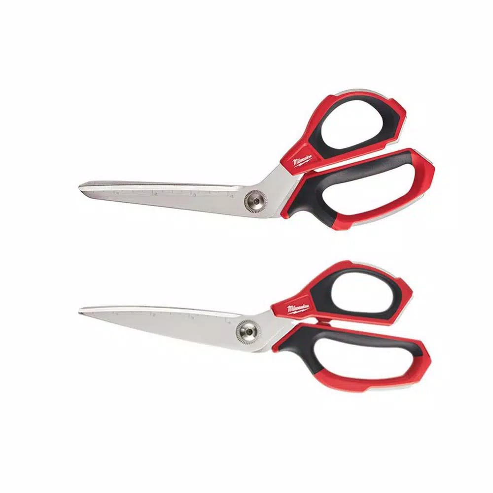 Milwaukee Jobsite Straight and Offset Scissors (2-Piece) and#8211; XDC Depot