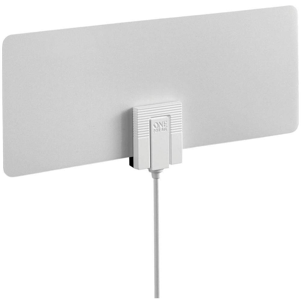 One For All 25 Mile Range Paper Thin Indoor Antenna 14503