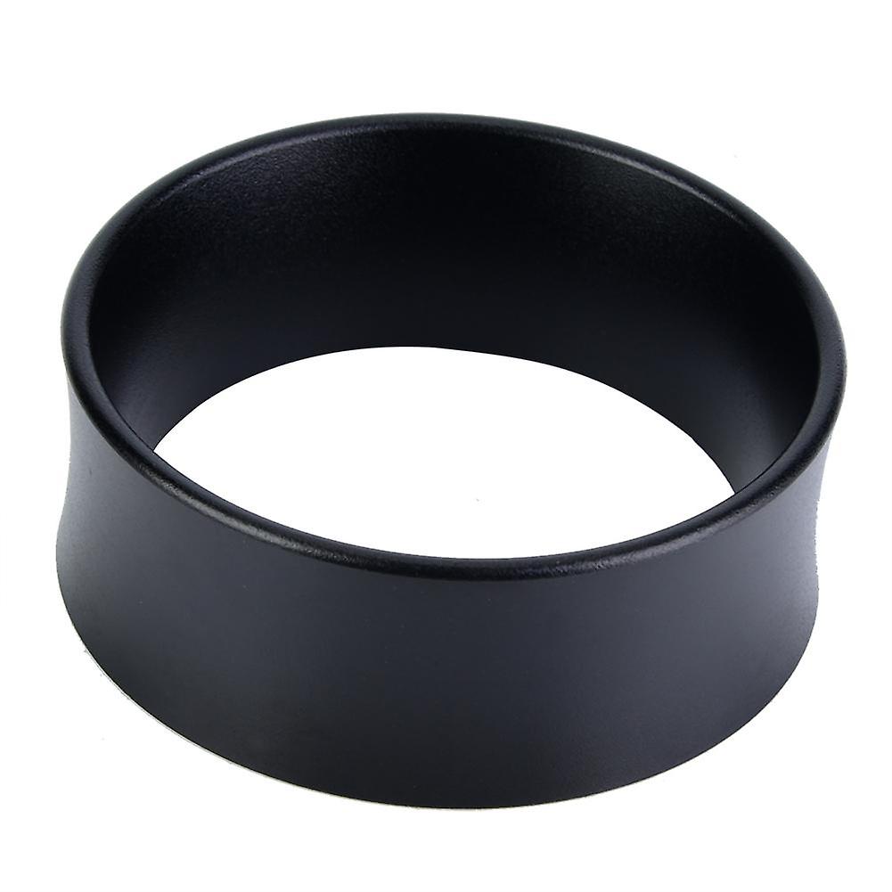 58mm Espresso Coffee Dosing Ring Coffee Filter Replacement Funnel (Aluminum Alloy Black)