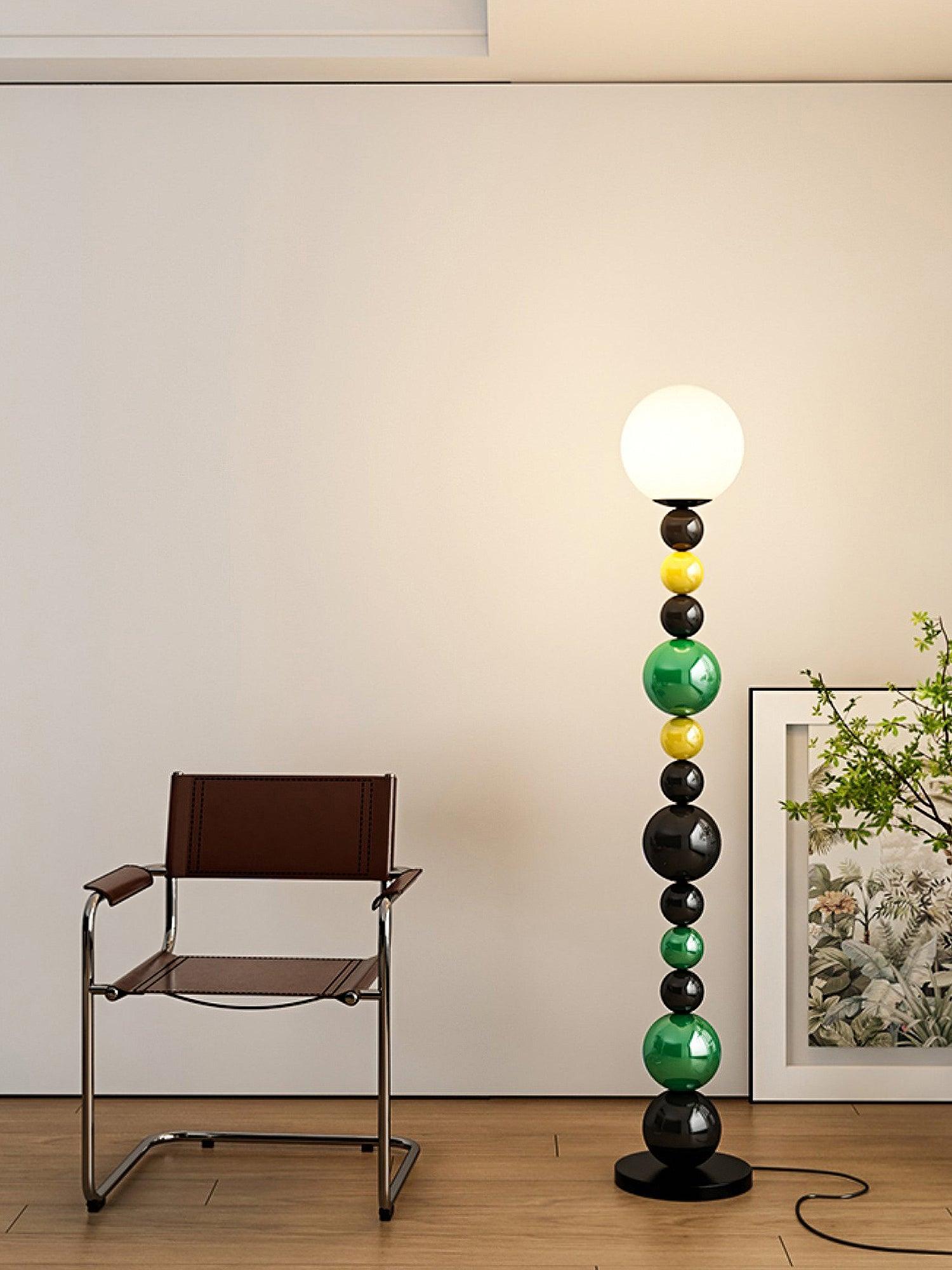 Colorful Round Ball Floor Lamp