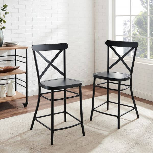 Camille 2Pc Counter Stool Set