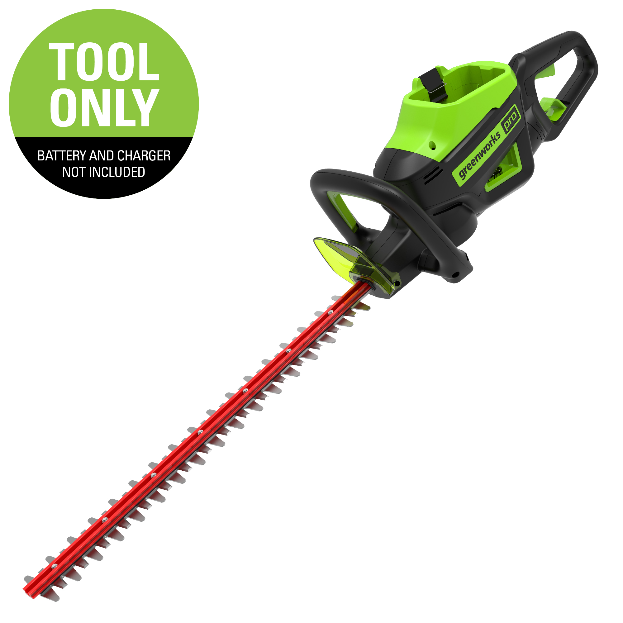 PRO 80V 24-in. Brushed Hedge Trimmer w/ 2.5Ah Battery and Charger