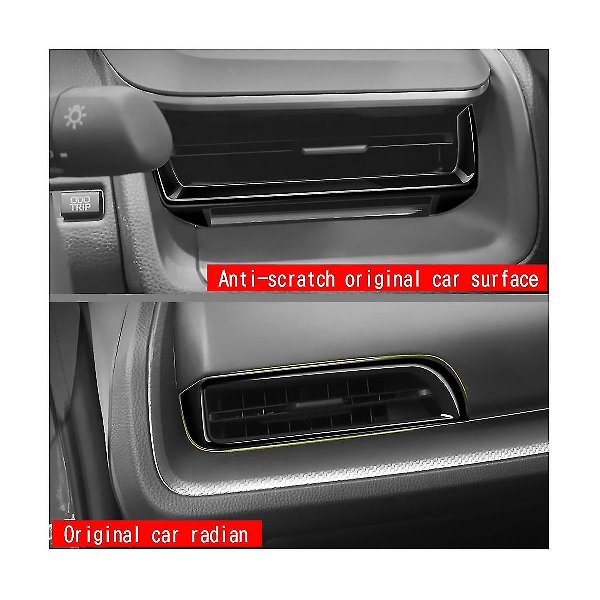 Bright Black Front Dashboard Side Air Outlet Left Right Air Outlet Accessories For Prius 60 Series