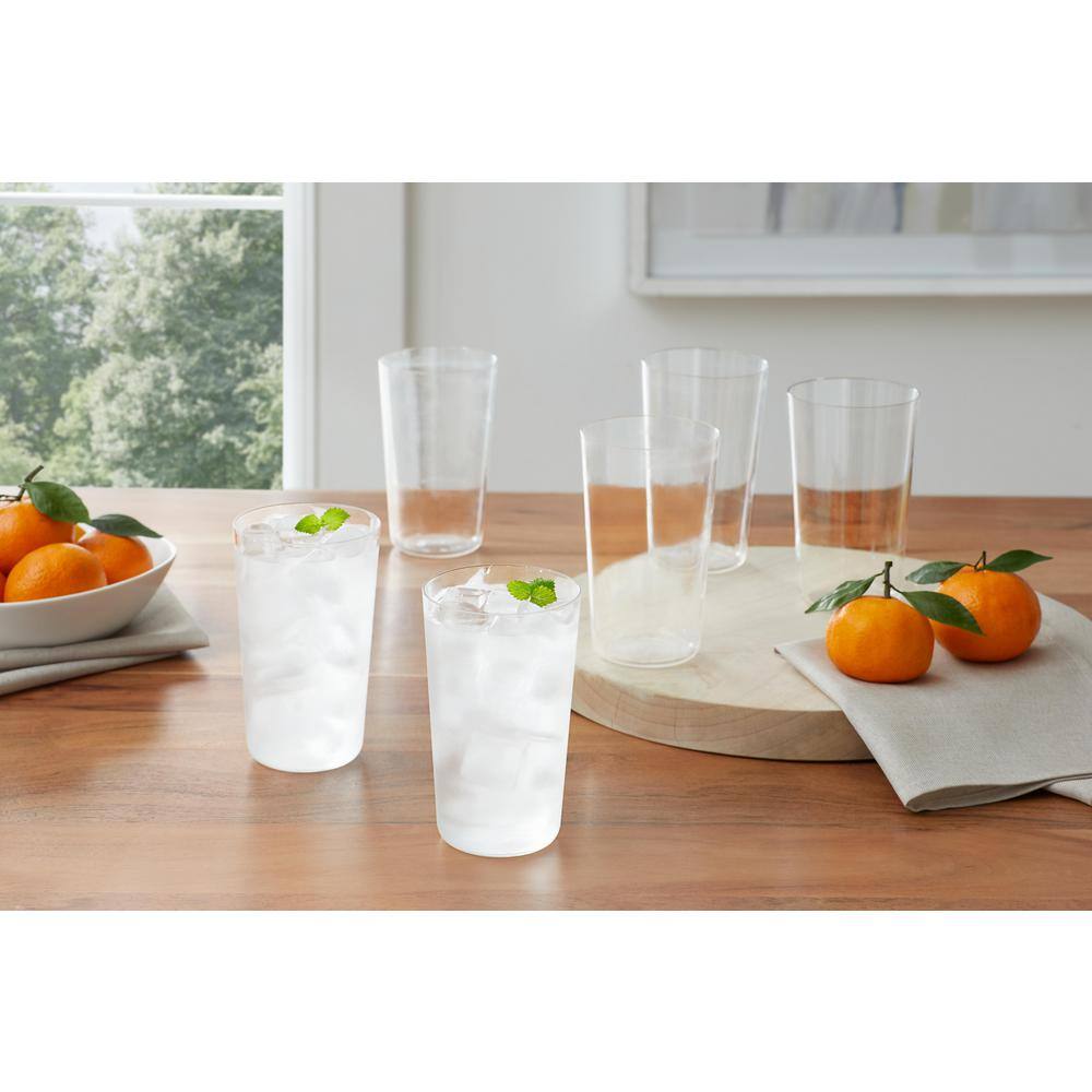 Home Decorators Collection Modern Tall Acrylic Drink Tumblers - 21 oz. (Set of 6) PSPJM214JCLR