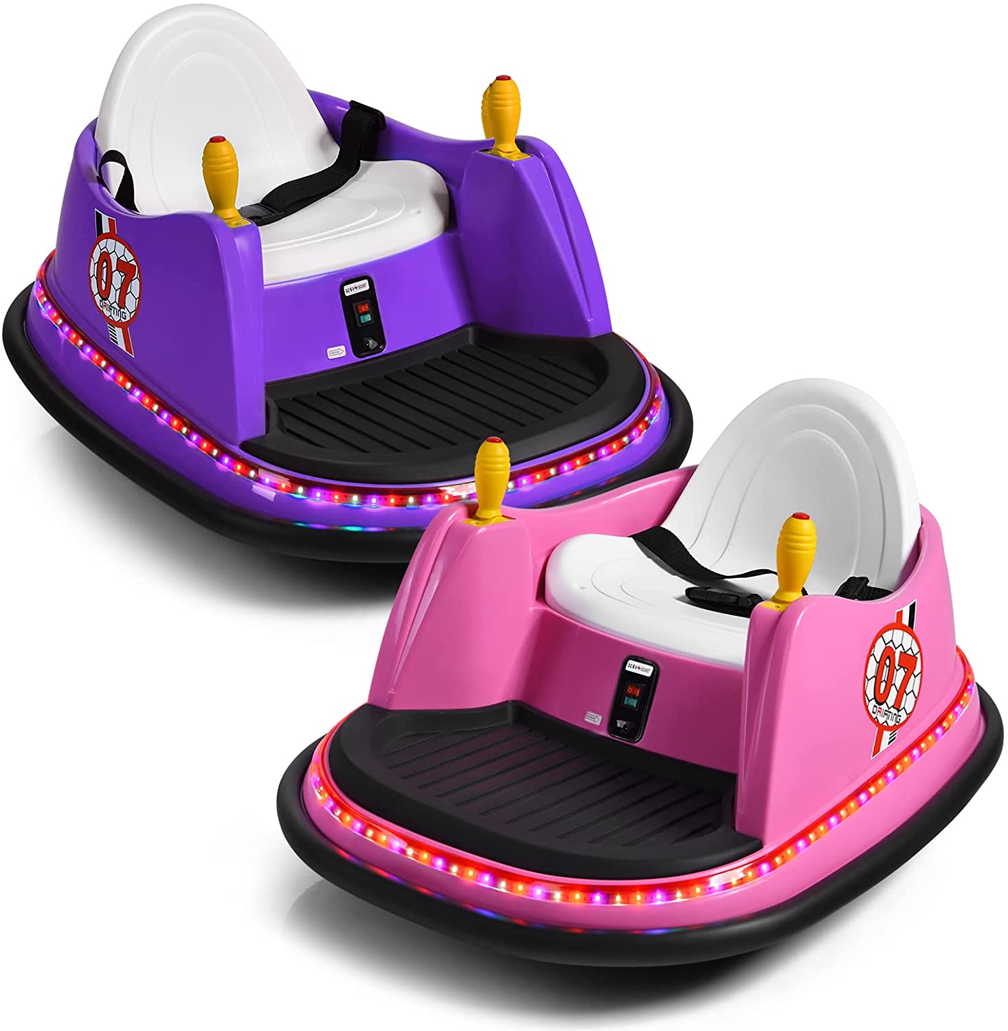 Bumper Car for Kids, 6V Battery Powered Electric Vehicle