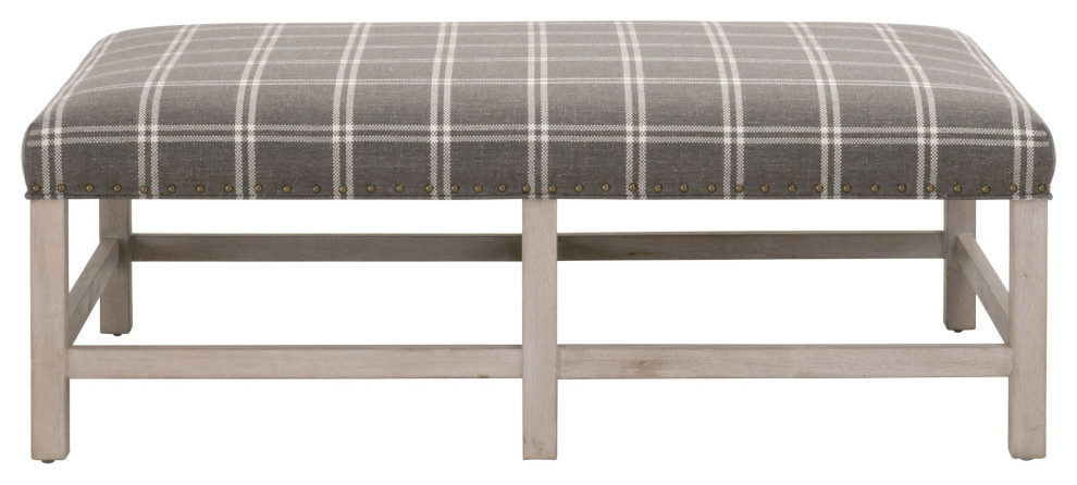 Blakely Upholstered Coffee Table   Farmhouse   Coffee Tables   by Essentials for Living  Houzz