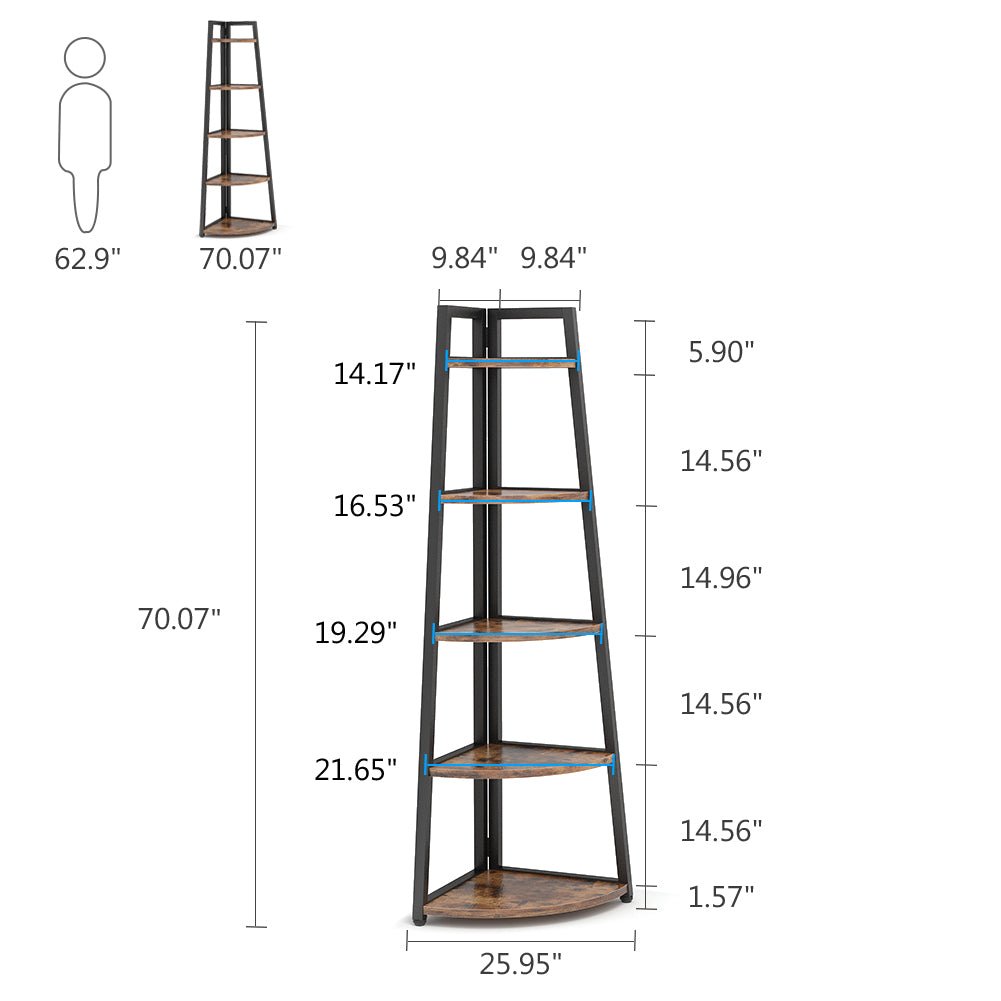 5-Tier Corner Shelf, 70